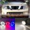 2 Functions Auto LED DRL Daytime Running Light Car Angel Eyes Fog Lamp Foglight For Nissan Pathfinder 2005-2015