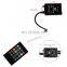 4x12LED Car Atmosphere Lamp Foot Lamp With Cigarette Lighter Remote Control/Multiple Modes AUTO RGB Strip Ambient Light