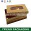Yifeng factory open window see through paper shoe box