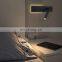New Design Black Metal Vintage Rectangle Wall Lamp Two Light Sources Indoor Decoration Wall Lighting
