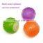 attractive dog chew ball,glow at night ,treats and squeaky toy for dog grind teeth