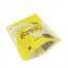 Clear window plastic zipper stand up salt bags salt packet sachet with custom digital printing
