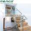 Stainless Steel Frameless Balustrade Cost Modern Balcony Residential Glass Stair Standoff Railing