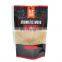 wholesale customized zip lock doypack stand up kraft paper bag window