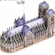 3D Puzzle for Adults Moveable Notre Dame de Paris Church Model Kits Large Challenge French Cathedral Brain Teaser Architecture Building Puzzles