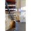 Cable railing stairs wood tread mono beam stairs with U shaped Steps