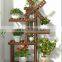K&B wholesale home decor modern popular cheap solid wood flower pots rack corner stand