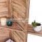 4 Panel 5.6 Ft Tall Partition Wood Folding Room Divider Screens