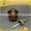 50ml round amber essential oil bottle with black dropper