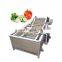 Professional bubble vegetable washer machine automatic industrial fruit washing machine