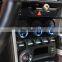 Suitable for 17-20 Subaru BRZ/Toyota 86 air conditioning rear view adjustment knob cover alloy blue 4-piece set