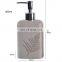 High quality leave printed polyresin european  resin bathroom accessories vanity set