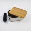 Eco Friendly Bpa Free Stainless Steel Bento Lunch Box Meal Prep Food Container with Bamboo Lid