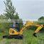 Компактный гусеничный экскаватор для домашнего использования Komatsu PC40, бывший в употреблении землеройный агрегат Komatsu