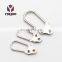 Metal Hook Silver Swivel Snap Hooks Key Chain Clasp Clips Hardware