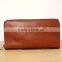 vintage style cowhide leather cell phone case wallet men clutch wallet with phone holder