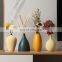 Hot Sales Nordic Morden Creative Morandi Simple Long Neck Flower Arrangement Ceramic Vase For Home Furnishing