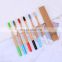 New products  Eco Friendly Round Handle Bamboo Toothbrush manufacturer