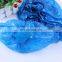 Disposable plastic PE CPE overshoe wholesale manufacturer blue color waterproof shoe cover