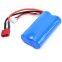 6.4V 18650 2S1P 2000mAh 1500mAh 1400mAh 1300mAh LiFePO4 Battery Pack for solar lighting
