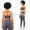 Women High Waist Leggings Yoga Sets Fitness Sports Wear Set Sexy Y Back Sports Bra