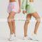 Ins Hot Sexy Quick Dry 2 In 1 Pocket Gym Fitness Yoga Shorts Casual Workout Running Walking Sports Wear Clothing For Women