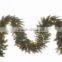 Green PVC Garland with Balls Oranments/Hot Selling 2014 wholesale Flocked christmas garlands wreaths