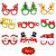 Christmas Glasses Decoration Adult Children Glitter Dress up Toy Xmas Glasses Christmas Tree Antlers Decorative Glassesift