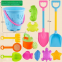 Large Outdoor Summer Beach Toys for Kids Shovel and Bucket Sand Castle Dig Tools for Boys and Girls Seaside Play