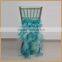 C009R1 cheap organza ruffled chair cover wedding