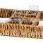 make corn husk basket, wine glass tray