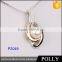 pearl pendant design for girl silver jewelry