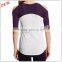 50% Cotton/50% Polyester Athletic Classic Yoga Wear Fitness Women's Yoga T-shirt