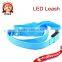 8 Colors LED Dog Pet Glow Safety Rope Belt Lead Leash Lighting Flashing Lights