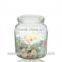 Best quality large food clear glass honey storage jar candy jar with lid