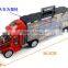 Advanced Portable alloy car,simulation alloy trailers,alloy toy diecast model car with 8 alloy cars