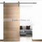 2016 Modern Black colour sliding wardrobe wooden door roller system