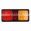 72LEDs 36Amber&36Red, 40cm wiring, Multivolt 12V & 24V