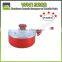 New shape aluminium sauce pan with glass lid milk saucepan sauce pan and pot