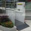 outdoor hydraulic wheelchair platform lift for disabled people