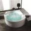 Luxury bathroom whirlpool bathtub cast iron seamless join B24510W