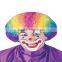 Affordable Afro Clown Hair Football Fan Adult Child Costume Curly Wig