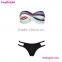 Beautiful Open Strapless Rainbow Colored Fat Girl Bikini Photo
