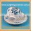 YF27023 Ceramic Tea Cup And Saucer With Golden Rim