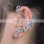Cheap Wholesale Earring Latest Design Diamond Hollow Alloy Charm Ear Cuff