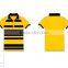 newest sport soccer ribbing collar polo shirt wholesale