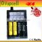 china supplier High quality battery charger Efan LCD X4 2A Chargers vs nitecore D4 car charger usb output travel