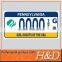 Good quality American size car security embossed number plate
