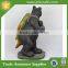 Outdoor Garden Black Bear Decoration Statue