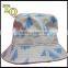 two tone custom bucket hat/ fishing hat with printing